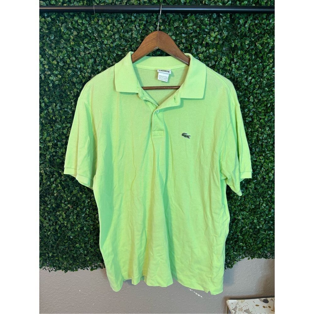 Lacoste Green Polo Short Sleeve Size 6/XL